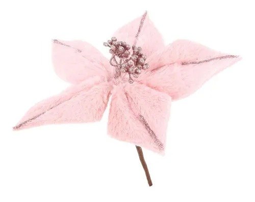 FLOR NATAL PELUCIA ROSA